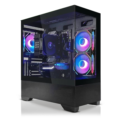 SYSTEMTREFF Gamer PC•AMD Ryzen 7 7800X3D•AMD Radeon RX 9060 XT 16GB•32GB DDR5•1TB NVMe