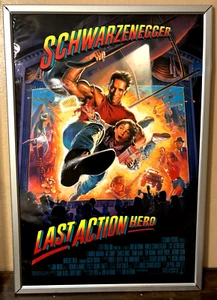 1993 "Last Action Hero" Original DS Kinofilm Haus Poster 27"x40" gerollt - Bild 1 von 7