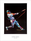 Baseball Home Run Art LONGUE BALLE par Terry Rose 18x24 AFFICHE imprimée