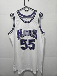 JASON WILLIAMS CUSTOM SACRAMENTO KINGS JERSEY WHITE PURPLE BLACK MENS SIZE XL - Picture 1 of 10