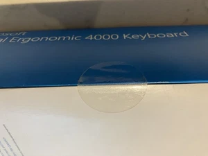 Microsoft Natural Ergonomic Keyboard 4000 (UK Layout) Model 1048, Black - Picture 1 of 7