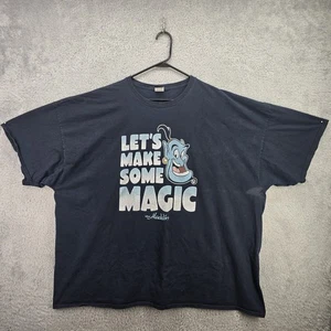 Disney Aladin Hemd Herren 5XL Vintage Schwarz Genie Let's Make Some Magic Grafik  - Bild 1 von 9