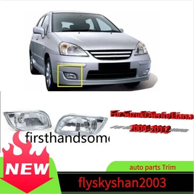 Par de luces antiniebla para parachoques delantero de coche para Suzuki Aerio/Liana 2004-2012 Foto 1 de 4