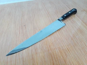 Cuchillo de Chef Vintage Sabatier Acero al Carbono 10" Elefante 4 Estrellas - Imagen 1 de 22