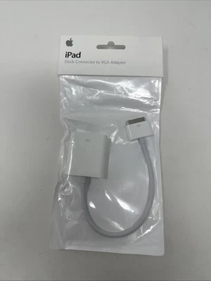 Genuine Apple iPad Dock Connector to VGA Adapter in Original Package MC552ZM/A - Image 1 of 4