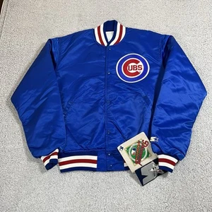 Chicago Cubs Starter Jacke Herren Large Vintage Satin Made USA Baseball MLB - Bild 1 von 19