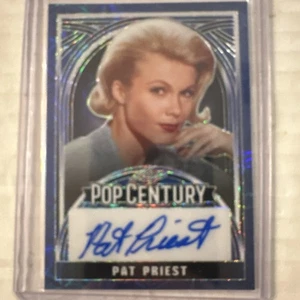 2024 Leaf Pop Century Pat Priest /6 Auto Blue Shimmer Marilyn Munster! - Picture 1 of 2