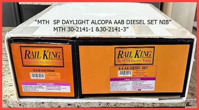 MTH 30-2141-1 Southern Pacific E8 AAB  Diesel Engine Set  w/PS1  NIB - Image 1 of 3