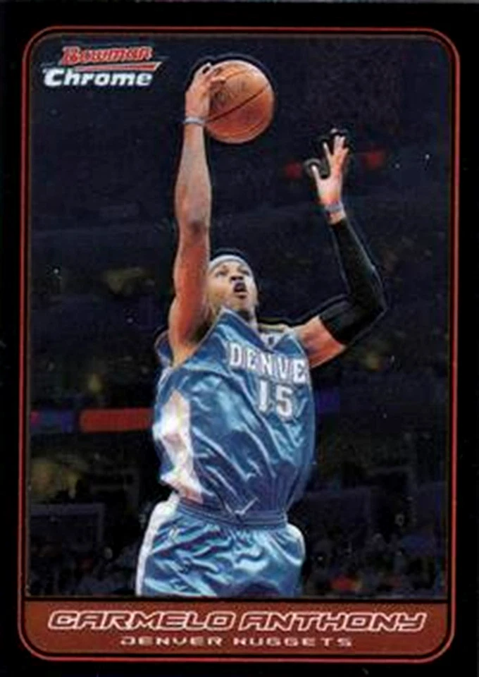 2006-07 Bowman Chrome #11 Carmelo Anthony Denver Nuggets - Image 1 of 1
