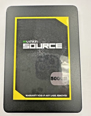 Mushkin Source 500GB Laptop SATA Hard Drive 2.5" MKNSSDSR500GB - Tested - Image 1 of 2