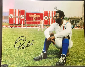 PELE A LEGEND BRAZIL THE REAL GOAT  SIGNED NAZI GERMANY 10x8 REPRINT SYMBOLIC - Picture 1 of 1