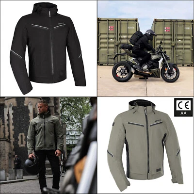 Oxford Mondial Street Waterproof Motorcycle Jacket All Year Laminate Hoodie - Image 1 of 3