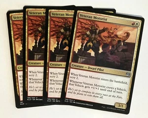 Veteran Motorist (4) Kaladesh quasi nuovo MTG Magic the Gathering - Foto 1 di 1