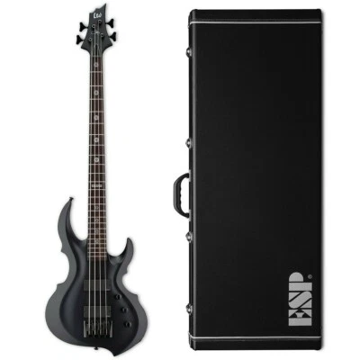 Bajo eléctrico ESP LTD Tom Araya TA-604 FRX negro satinado + estuche rígido B-Stock TA604 Foto 1 de 4