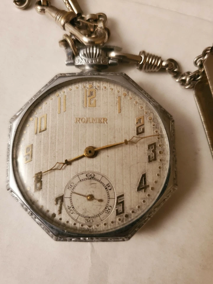 Watch Analog Roamer Mechanical Hand Winding Pocket - Image 1 of 4