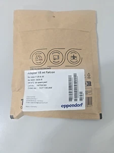 New Eppendorf 1 X 15 mL conical tube (2 PCS) for F-35-6-30 Rotor - Picture 1 of 4