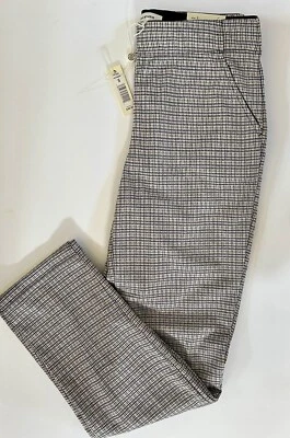 NWT $98 Max Studio Slim Ankle Mid Rise Trouser Knit Stretch Small - Image 1 of 4