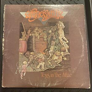 Aerosmith 1970s Vinyl LP Record Lot - Toys In The Attic & Self-Titled - Vintage