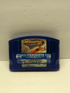Hydro Thunder 64 Nintendo 64 N64 Original Authentic BLOCKBUSTER VIDEO BBV BLUE! - Picture 1 of 9