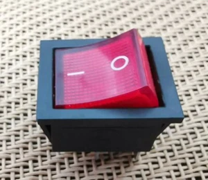 Rocker Switch 27x21mm Cut Size,31x25mm Surface Size. AC Power 16A/250V,20A/125V - Picture 1 of 5