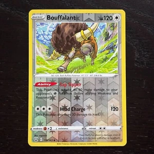 Bouffalant 118/163 Pokemon Battle Styles Sword & Shield Reverse Holo Uncommon NM - Picture 1 of 2