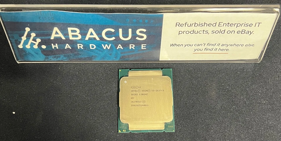 Intel Xeon SR202 E5-2637 v3 Quad-Core 3.50GHz 15MB LGA2011 Server CPU - Image 1 of 1