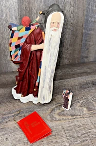 Duncan Royale History of Santa "Medieval" 12" Santa 1983 w/ Matching Ornament - Picture 1 of 20
