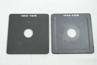 EXC++ Toyo-View Lens Board 16cm x 16cm [35mm Hole Size] 2 Set from JP #2087 Foto 1 de 3