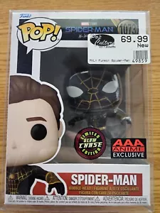 Traje negro Funko Pop Spider-Man #1073 exclusivo de GITD CHASE AAA - Imagen 1 de 6