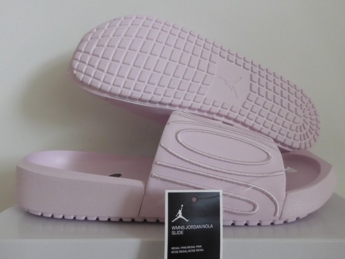 WMNS NIKE AIR JORDAN NOLA SLIDE "SANDALI" ROSA REGALE TAGLIA 8 [CZ8027 601]