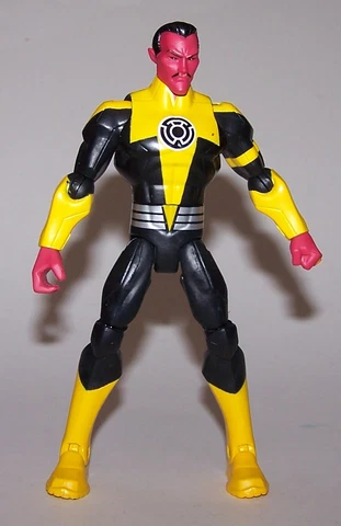 DC Comics Total Heroes Sinestro Green Lantern Corps 6" Mattel Action Figure Cover