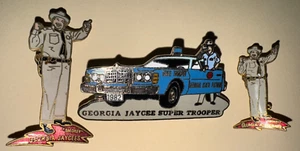 Vintage RARE Lapel Pin Smokey & The Bandit Jaycees Georgia Super Trooper 1982 - Picture 1 of 1