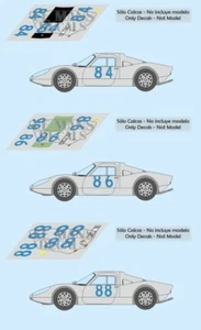 Decals Porsche 904 Targa Florio 1964 1:32 1:24 1:43 1:18 1:64 1:87 slot calcas - Imagen 1 de 4