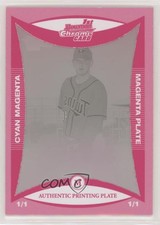 2008 Bowman Chrome Prospects Printing Plate Magenta 1/1 Ryan Mullins #BCP138 r7d