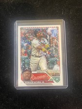 2023 Topps Holiday SP Xmas Lights RONALD ACUNA JR Baseball Card #H43 Braves