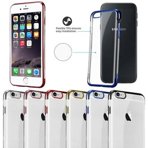 Per Apple IPHONE 7/8 Più (1.7m') Nuovo Metallico Nero Telefono Custodia + Screen - Foto 1 di 7