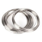 100Pcs/Set Loops Stainless Steel Memory Wire Bracelet Jewelry Making Vu Sum