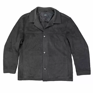 Hugo Boss Cashmere Virgin Wool Coat Chester 4-Button Commuter Jacket Dark Brown - Picture 1 of 9