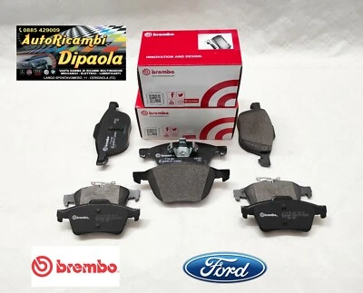KIT PASTIGLIE FRENO ANTERIORI POSTERIORI FORD FOCUS II III C-MAX TDCI BREMBO - Immagine 1 di 3