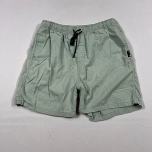 Rusty Surfwear Shorts Green Casual Lightweight Elastic Waist Walk Mens W32 - Picture 1 of 12