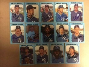 Autographed 1985 Oklahoma City 89ers TCMA Set(14/31 Sigs)Minor League