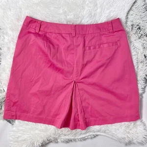 Liz Claiborne Golf Skirt Skort Women’s 6 Pink Gold Zip Pockets - Picture 1 of 6