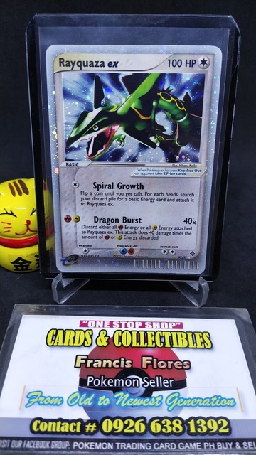 Preços baixos em Cartões de jogo de cartas colecionáveis individuais  Rayquaza Pokémon TCG XY em inglês