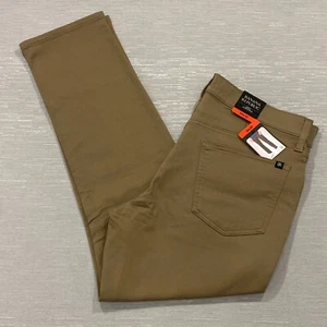 Banana Republic Chino Hose Herren 34 x 30 Slim Fit Khaki Braun Straight Stretch - Bild 1 von 20
