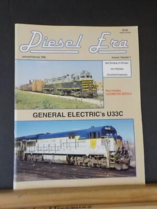 Diesel Era Magazine 1996 January February TOFC Clinchfield U33 - Picture 1 of 2