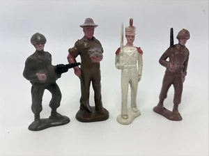 Vintage Bergen Plastic Figurine Lot Of 4 - Picture 1 of 11