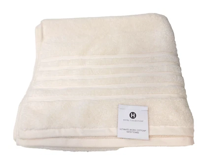 HOTEL COLLECTION Ultimate Micro Cotton Bath Towel 30" x 56" Ivory - Image 1 of 4