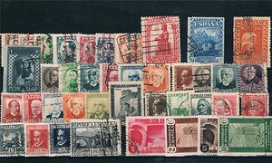 España. 40 sellos usados de la Repulica. Valor 311.25 Euros - Picture 1 of 1
