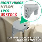 For Rubbermaid 6X5 ft Slide-Lid Resin Storage Shed Upgraded Right Hinge Nylon US