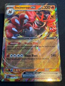 Pokémon TCG Temporal Forces - Incineroar Ex 034/162 - Picture 1 of 1